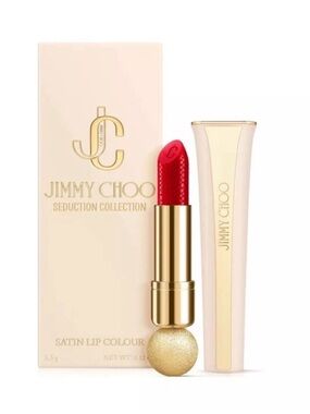 Jimmy Choo Seduction Collection Satin Lip Color in Red Carpet New in Sealed Box.